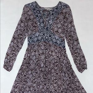 Paper Crane S Women Multicolor Long Sleeve Paisley